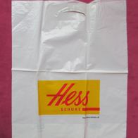 Plastik Tüte Einkaufs Hess Schuhe 37x44 cm Trage Tasche Sammler Plastetüte Werbe