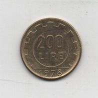 Münze Italien 200 Lire 1978