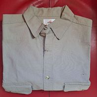 Neu! Hemd Behr Größe: M= 39/40 Grau Freizeithemd Fischerhemd Angler Hemd Langarm