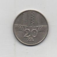 Münze Polen 20 Zloty 1976