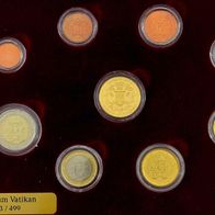 Vatikan Premium Goldsatz 2017 BU, von 1 ct. - 2 Euro kpl. und Goldmedaille. Rar !!