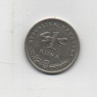 Münze Kroatien 1 Kuna 1993