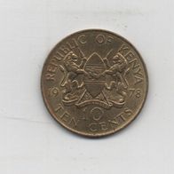 Münze Kenia 10 Cent 1978