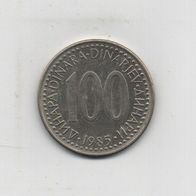 Münze.. Jugoslawien 100 Dinar 1985