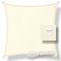 HanSe Sonnensegel Quadratisch 2x2m – Wasserdicht, UV-Schutz, Wetterfest, Polyester, Für Garten, Balkon & Terrasse, In Graphit HanSe Sonnensegel Quadratisch 2x2m – Wasserdicht, UV-Schutz, Wetterfest, Polyester, Für Garten, Balkon & Terrasse, In Graphit