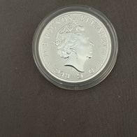 1 x 2 oz Silber „Falcon of Plantagenets“ 2019