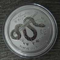 Lunar II -Schlange 2013 - 2oz Silber 999