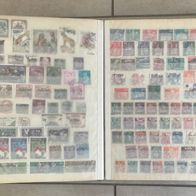 Briefmarken altes Album International über 1600 Werte -LO