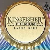 Kingfisher Premium Lager Bier Brauerei Kronkorken Indien Kronenkorken neu + unbenutzt