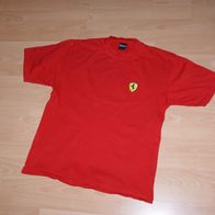 Damen Herren T-Shirt "FERRARI" Gr. M rot
