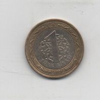 Münze. Türkei 1 Lira 2020