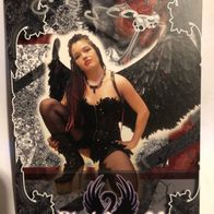 Autogrammkarte Erotikmodel Black Swan 98 - Original - Signiert - gut