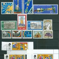 DDR gestempelt aus Nr. 2069-2190 mit vielen Original Poststempel wie auf den Bildern