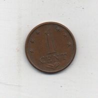 Münze Niederländisch Antillen 1 Cent 1974