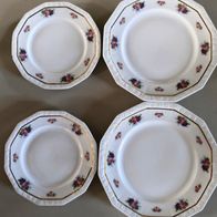 2 Kuchenteller + 2 Untertassen von Rosenthal Serie Maria Blumen *