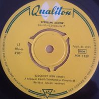 Szecsody Iren - Szerelmi almok (Liebesträume) / Sándor Judit - Bölcsödal (Lullaby) 7"