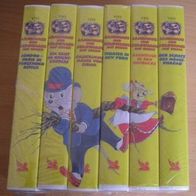 6 VHS STADTMAUS UND LANDMAUS AUF REISEN, wie neu!