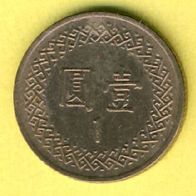 Taiwan 1 Yuan 1995