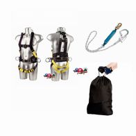 SET 8P Auffanggurt Fallschutz Absturzsicherung Klettergurt Dachdecker Geruest 71717130