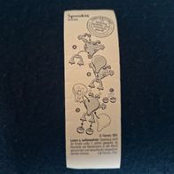 Ü - Ei Beipackzettel Der Drache und die Außerirdischen 620 343 Spookie mit aufkleber