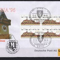 BRD / Bund 1996 Ausstellungsbeleg Övebria ´96 Graz mit MiNr. 1856 Sonderstempel