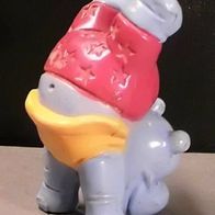 Ü-Ei Figur 1990 Happy Hippos im Fitnessfieber - Peter Purzel - Hemd orange