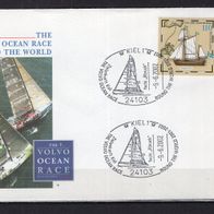 BRD / Bund 2002 Sonderbeleg The Volvo Ocean Race mit MiNr. 2022 Sonderstempel