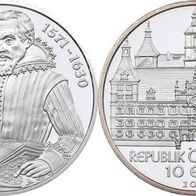 Österreich Silbermünze 10 Euro 2002 Schloss Eggenberg / Kepler