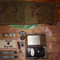 Militaria: Koppelschlösser wie Studentenbund Orden Ärmelbänder Armbinde Todt usw