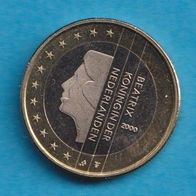 Niederlande 1 Euro 2000 Stempelglanz Top