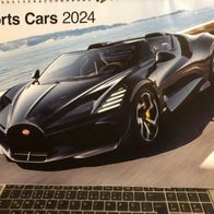 Sports Cars Kalendar 2024 - DIN A 2 - 14 Bilder - Autokalender