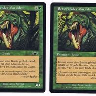 2x "Berserkendes Murlodont", Common aus "Legionen", ungespielt
