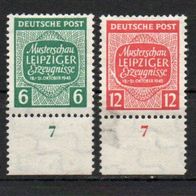SBZ 1945, Mi.-Nr.: 124Y- 125Y, Unterrand, ( * ) Falz