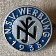 Aluabzeichen NSV Werbung 1935 Drittes Reich