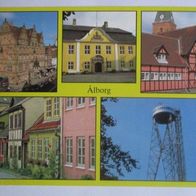 Ansichtskarte Alborg Dänemark Sonderformat ungelaufen