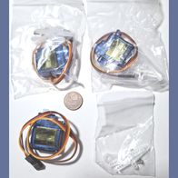 3 St. kleinste Micro-Servos SG90 für Funktions-Modellbau