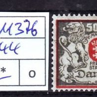 Los H11376 1: Danzig Mi. 144 *