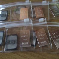 6 x 10g Silberbarren, ESG CombiBar, 999 Ag