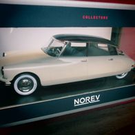 1:18 Norev Citroen DS 19 1956 Salon de Paris 56 Beige/ Aubergine