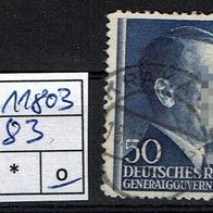 Los H11803: Generalgouvernement Mi. 83, gest