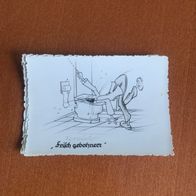 Motivkarte, Bild, Mini Grußkarte, witzige Sprüchekarte, Motiv 16