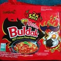 Buldak 2 x Spicy Hot Chicken Flavor Ramen - 5 x 140g - MHD - 02.02.2026 Neu OVP