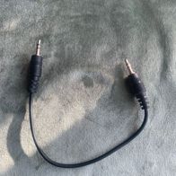 Audio Klinkenkabel mit 3,5 mm Stecker, 26 cm