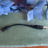 USB Kabel Typ A Stecker zu USB Mini B Stecker, Mini USB Kabel, 25 cm