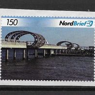 113) NordBrief - Brücke ungestempelt auf Papier