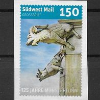 115) Südwest Mail - Münsterturm ungestempelt auf Papier