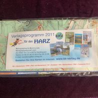 Rad - und Wanderkarte für den Harz