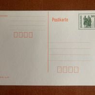Blanko Postkarte DDR 30 Pfennig - Goethe Schiller Denkmal Weimar postfrisch