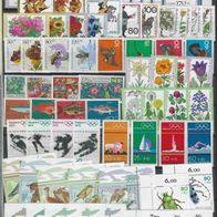 BRD / Bund Lot 1 postfrisch siehe Scan, 17 komplette Zuschlagsätze (125)