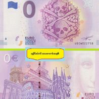0 Euro Schein Les Catacombes de Paris UECW 2018-3 offiziell ausverkauft Nr 29181